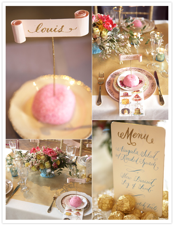 Blossom Branch created the most divine vintage inspired table setting