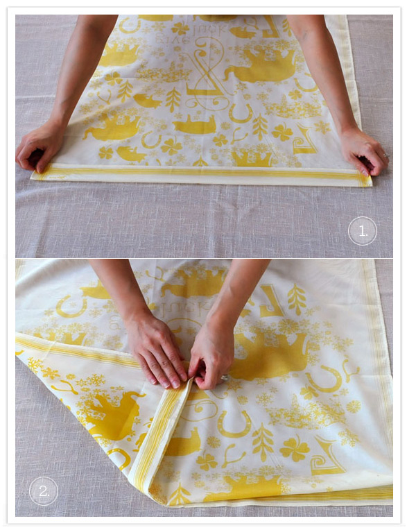  on how to create a kimonostyle napkin fold for your table setting