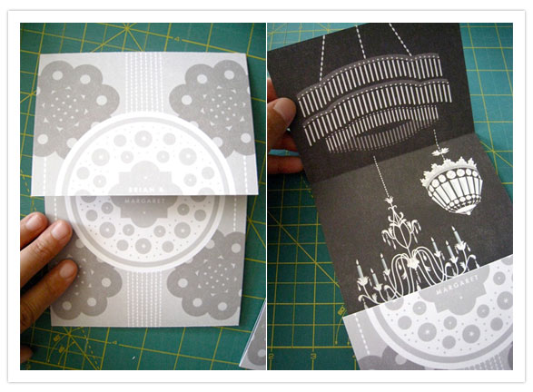  inspiration for folding up a small invitation inside the mini envelope