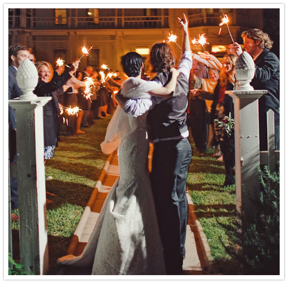 sparkler wedding send off