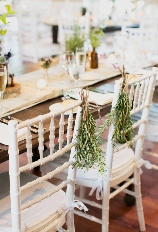 hanging green herb decor