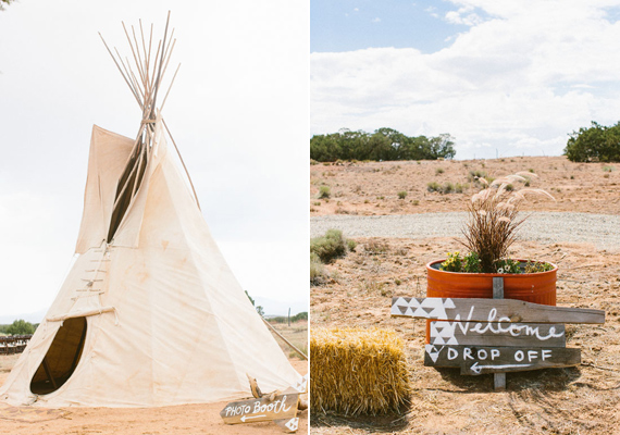 Bohemian New Mexico Wedding Layer Cake