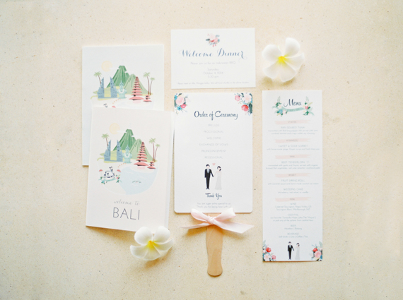 Bali Destination Wedding Tropical Wedding 100 Layer Cake