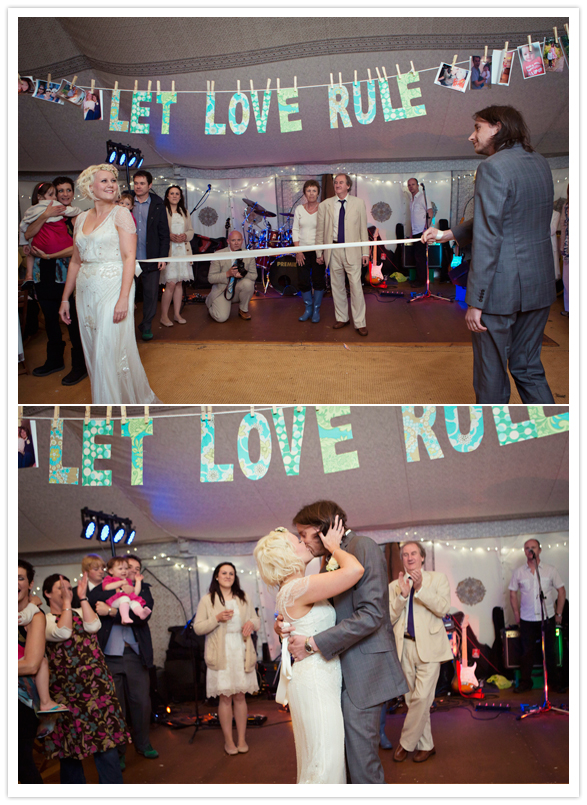 "let love rule" paper sign