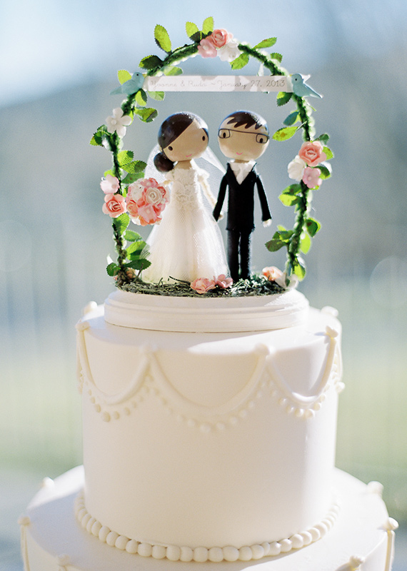 Custom wedding cake topper | photos by Whitney Neal | 100 Layer Cake