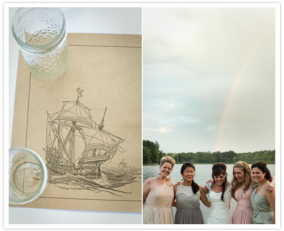 new england lakeside wedding