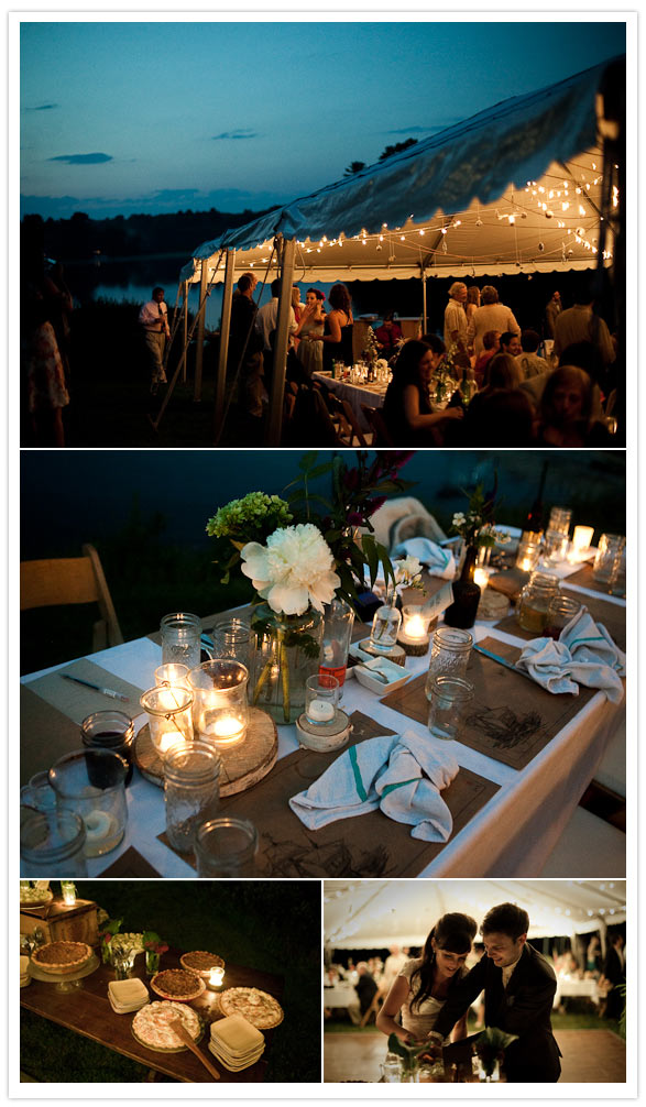 new england lakeside wedding