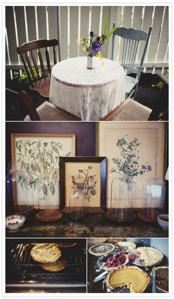 vintage homespun wedding