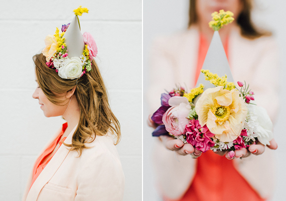 flower party hats