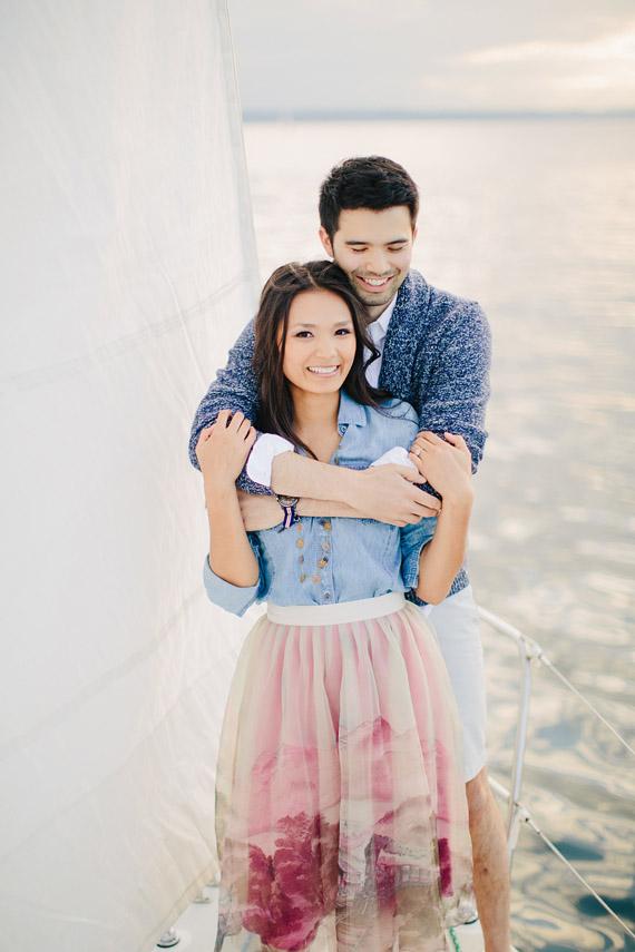 sailboat engagement pictures