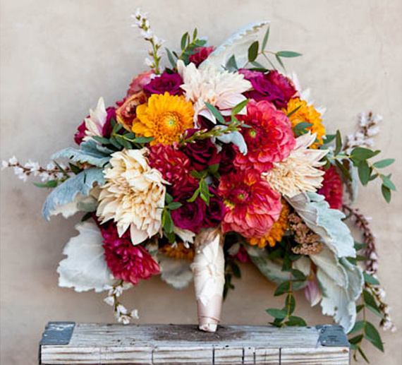 Fall wedding bouquets | Fall floral inspiration | 100 Layer Cake