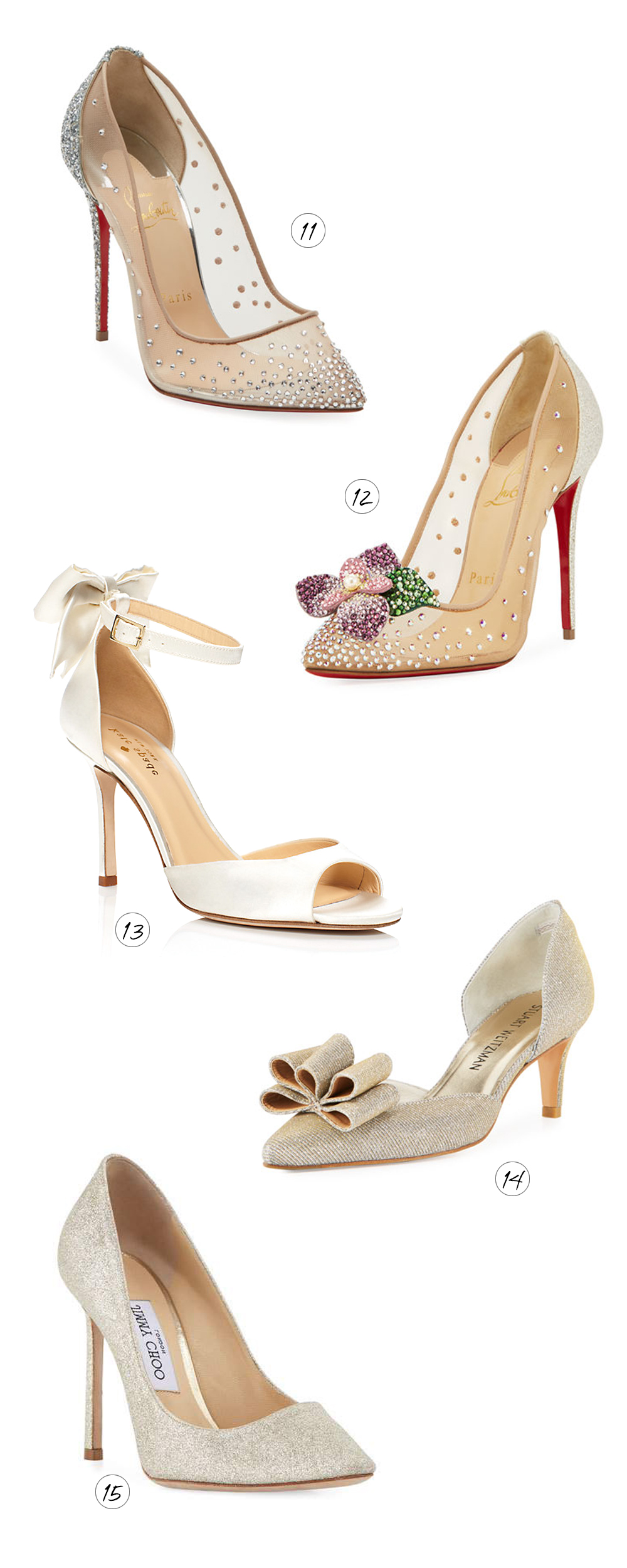 15 must have wedding shoes | Best bridal shoes | 100 Layer Cake