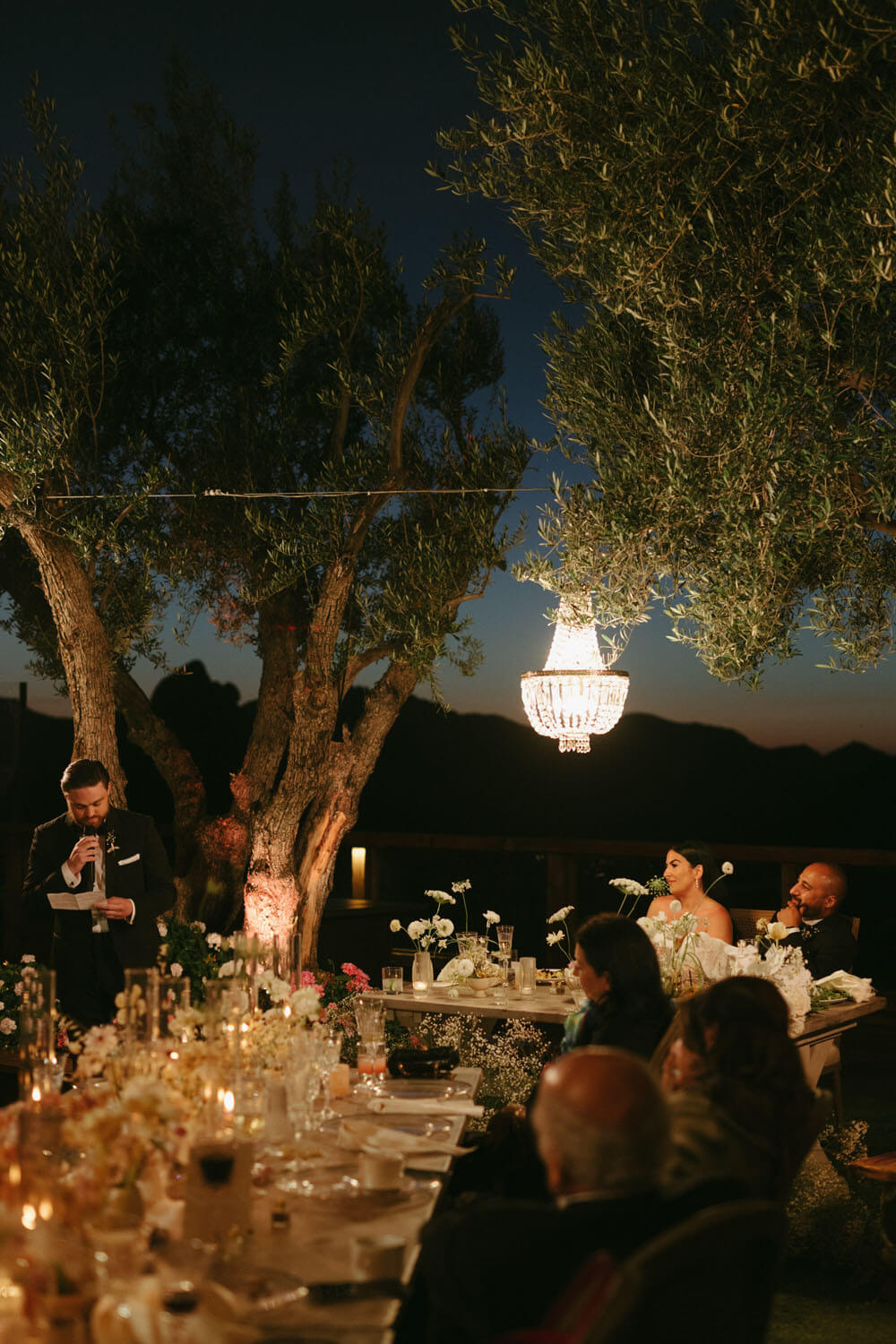 romantic green + white cielo farms wedding