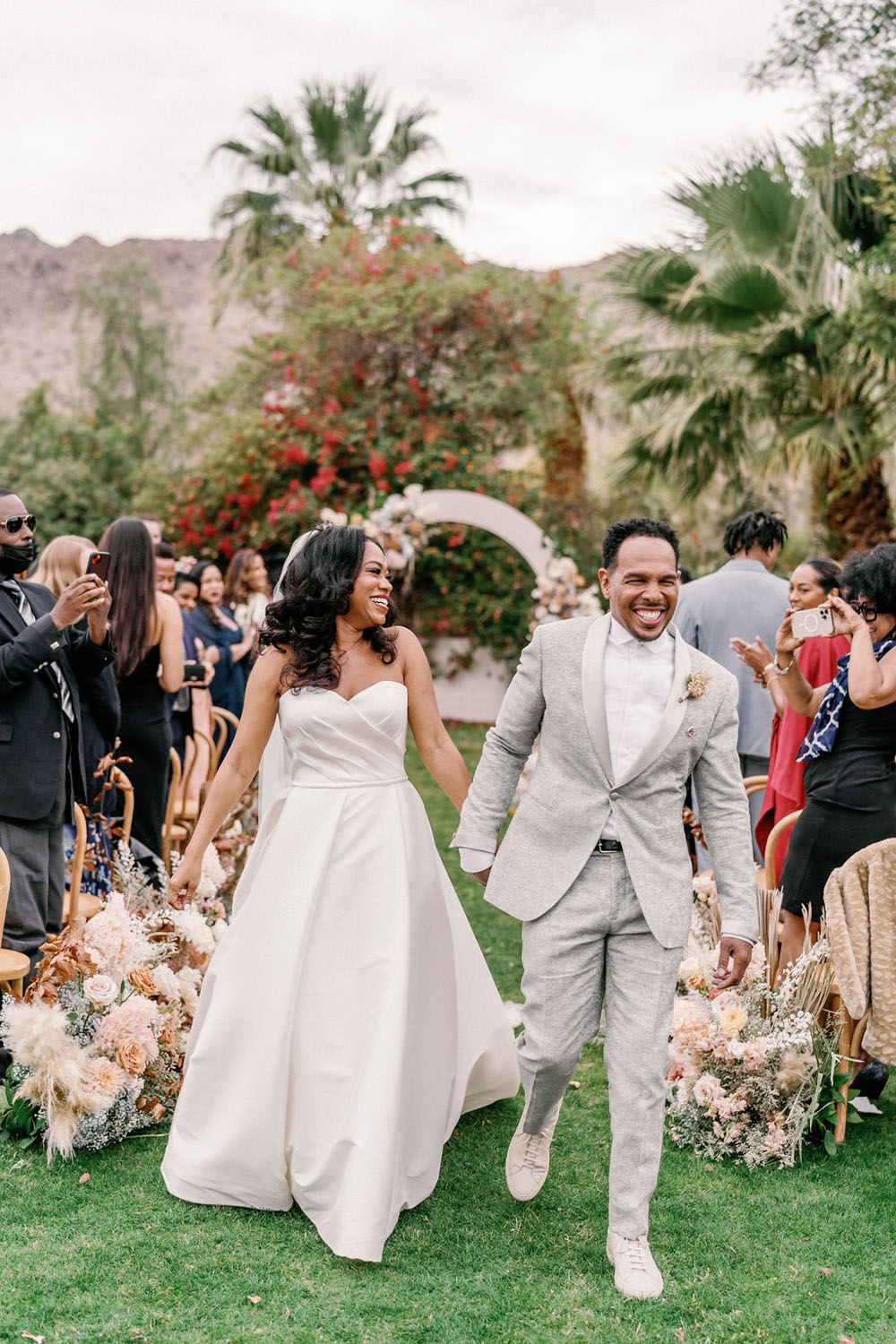 Romantic music-themed wedding at Kempa Villa in Palm Desert 