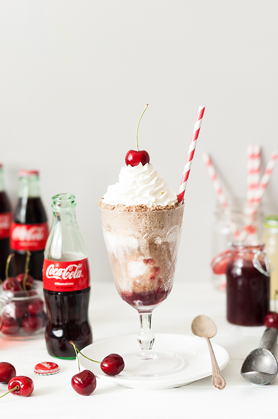 Summer Coke float recipe #shareacoke 