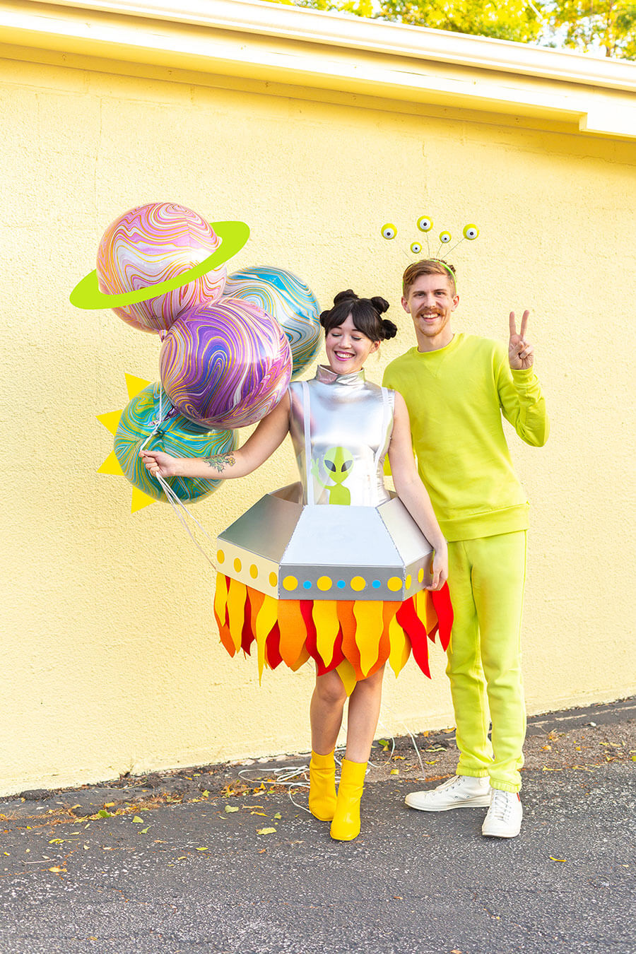 creative homemade couples costumes