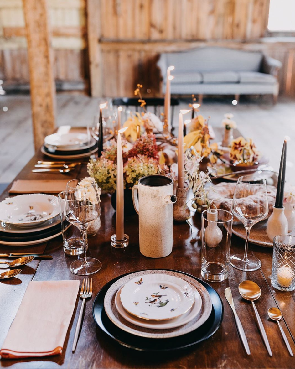 Fall tablescape idea