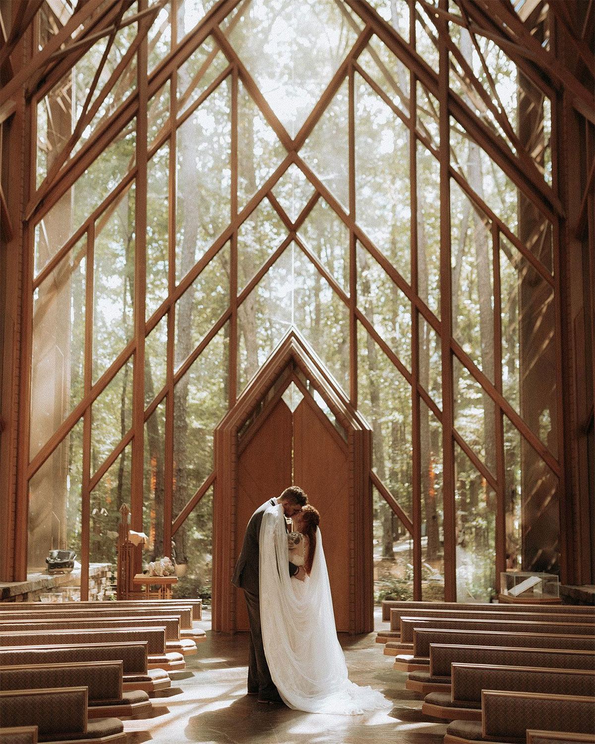 the Anthony Chapel at Garvan Woodland Gardens in Hot Springs, AR.