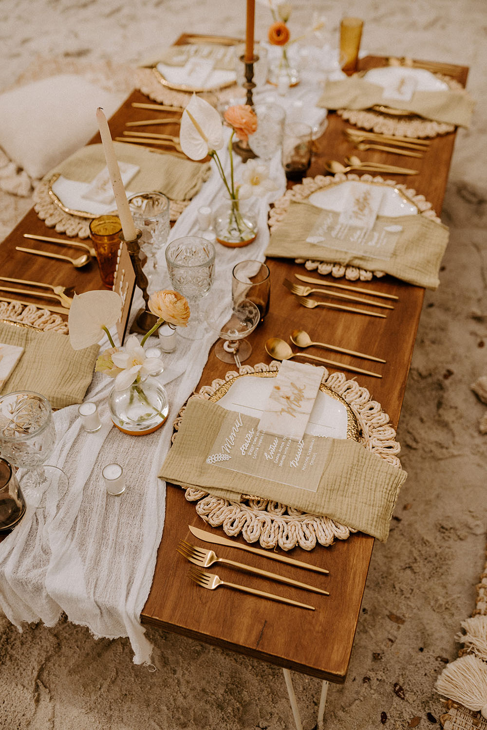 A boho Tulum-inspired wedding in Florida