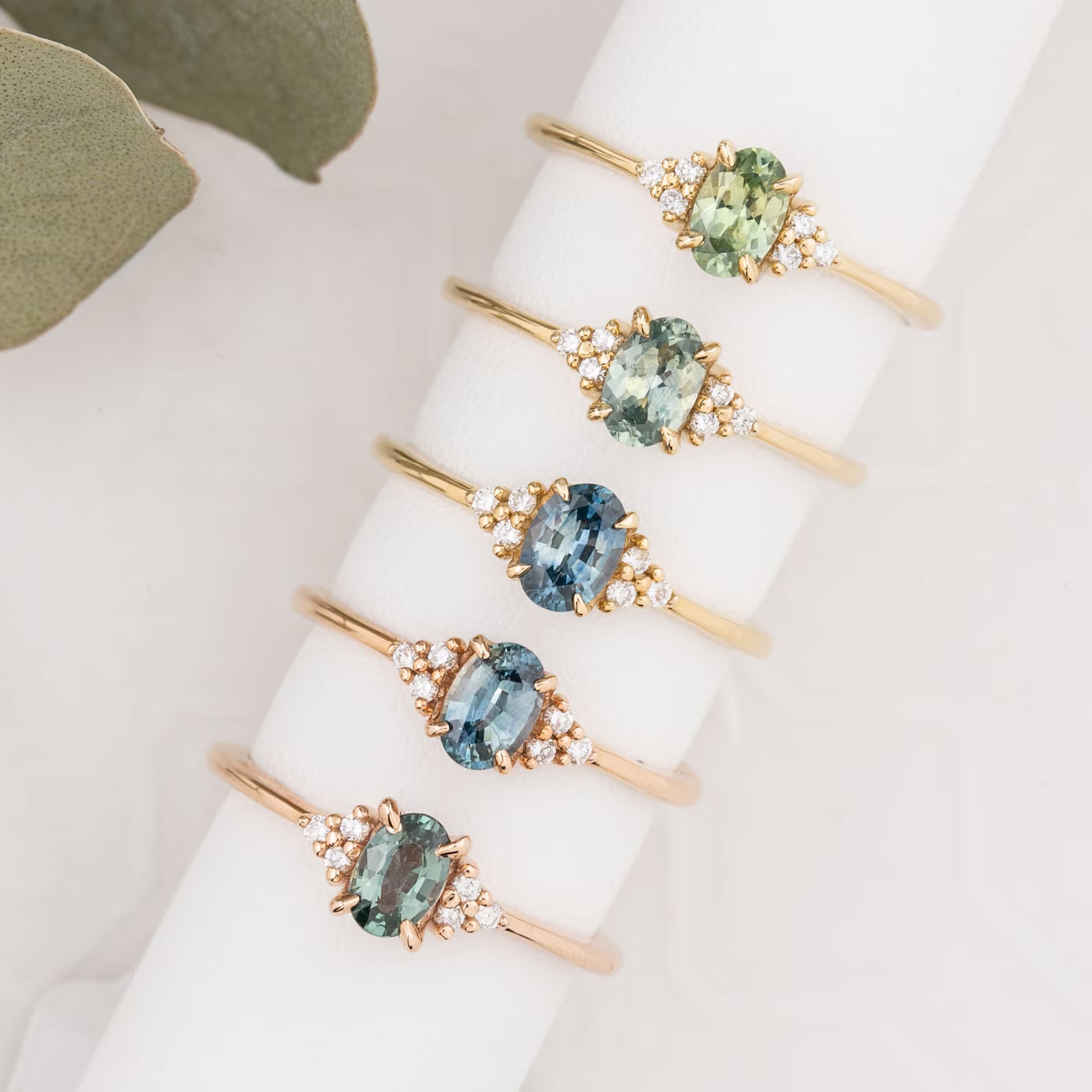 colorful sapphire engagement rings