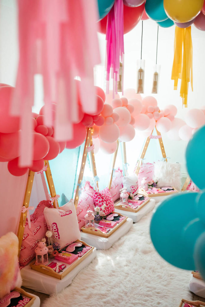 Sleep Under Barbie Birthday Party | Barbie Themed Party Ideas