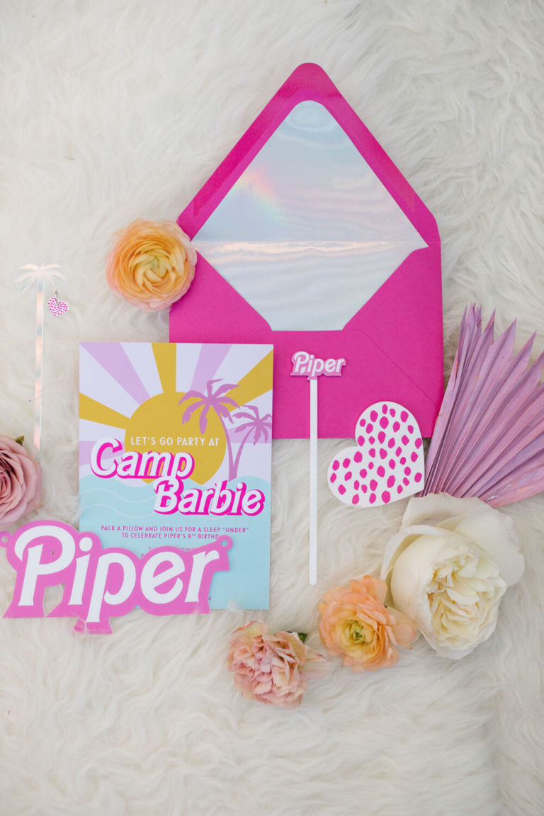 Sleep Under Barbie Birthday Party | Barbie Themed Party Ideas