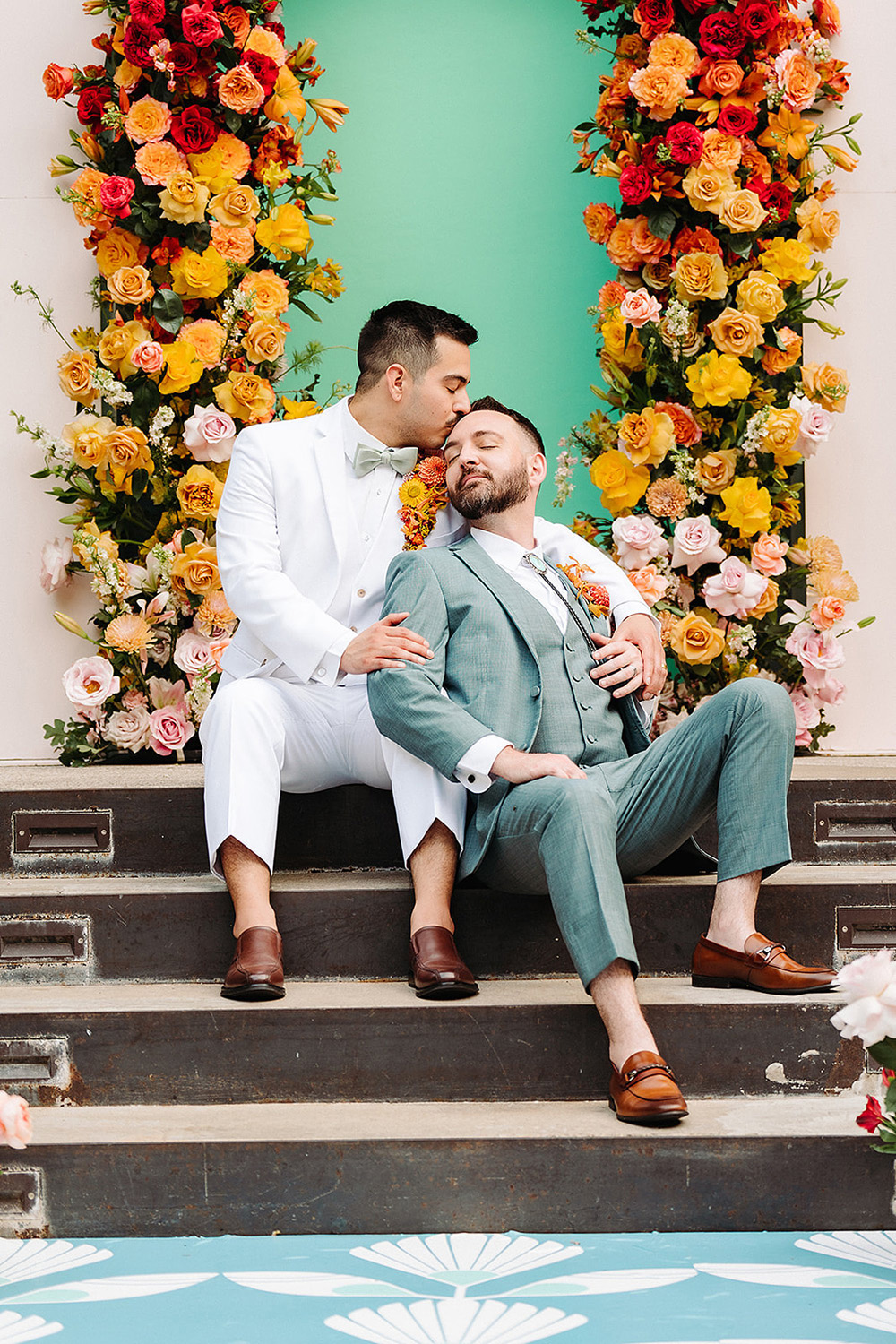 colorful austin gay wedding at the south congress hotel