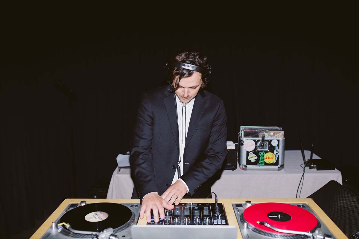 DJ at palm springs wedding