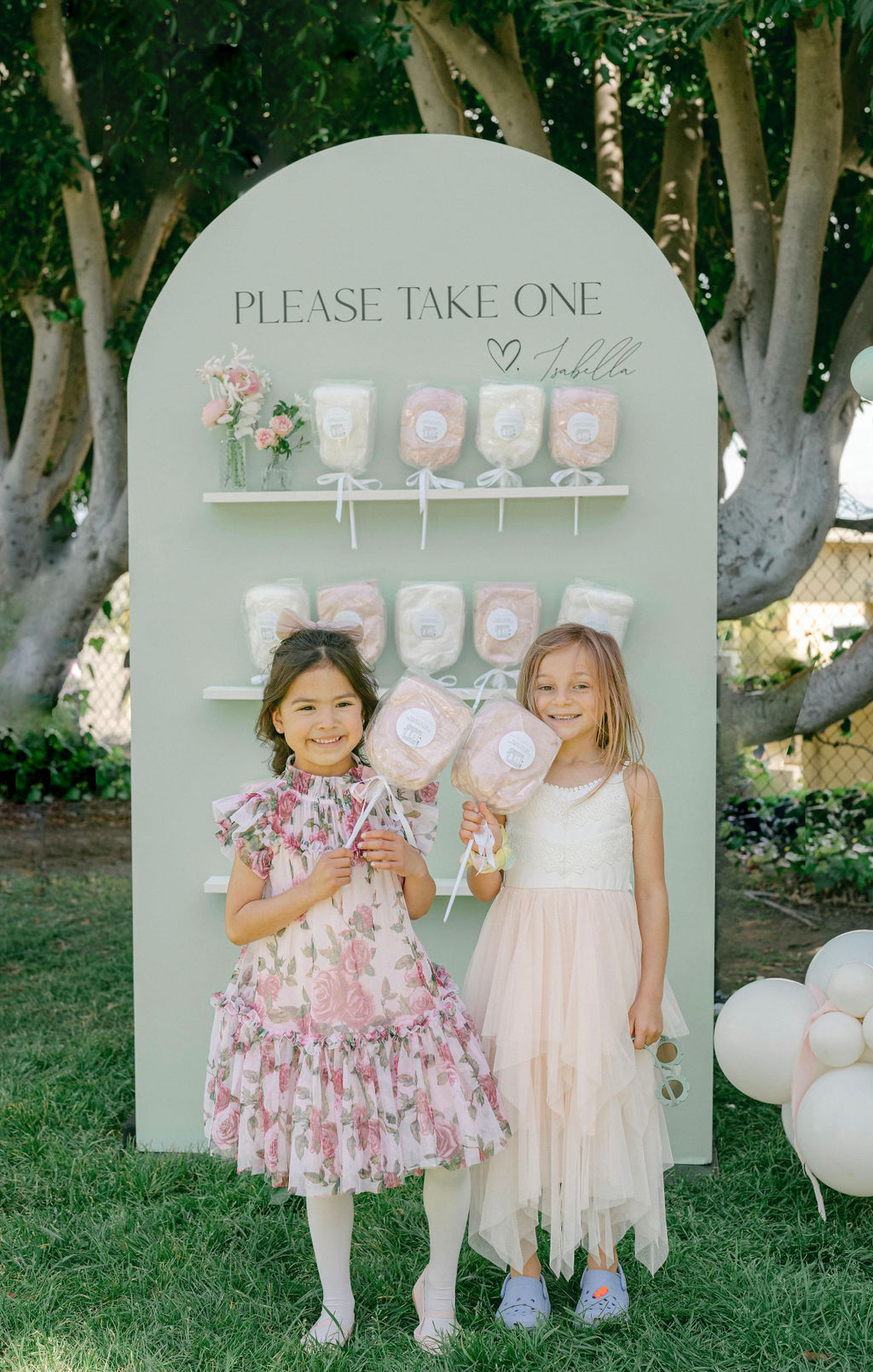 cotton candy party favors for girls birthday