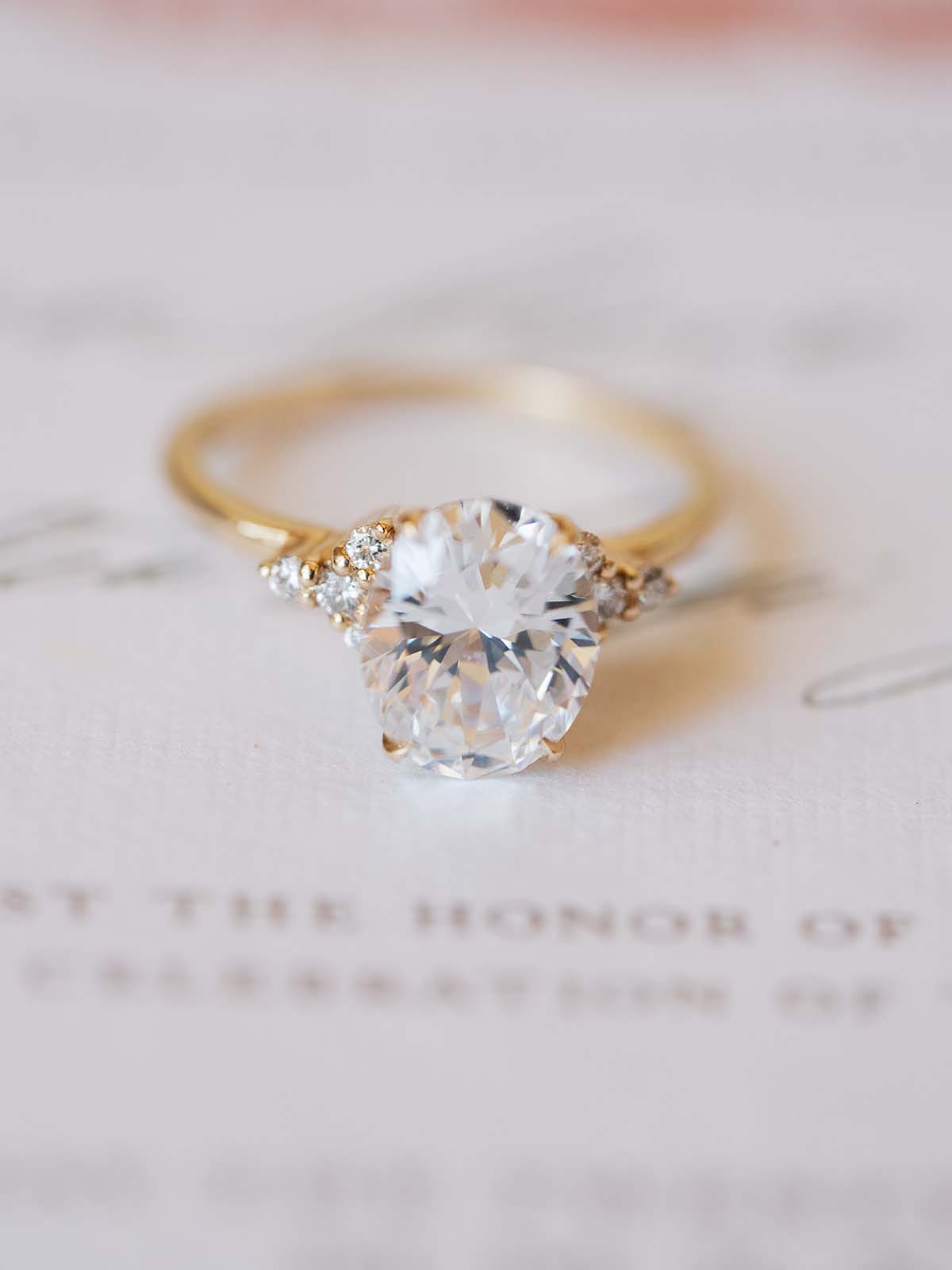 modern romantic wedding ring