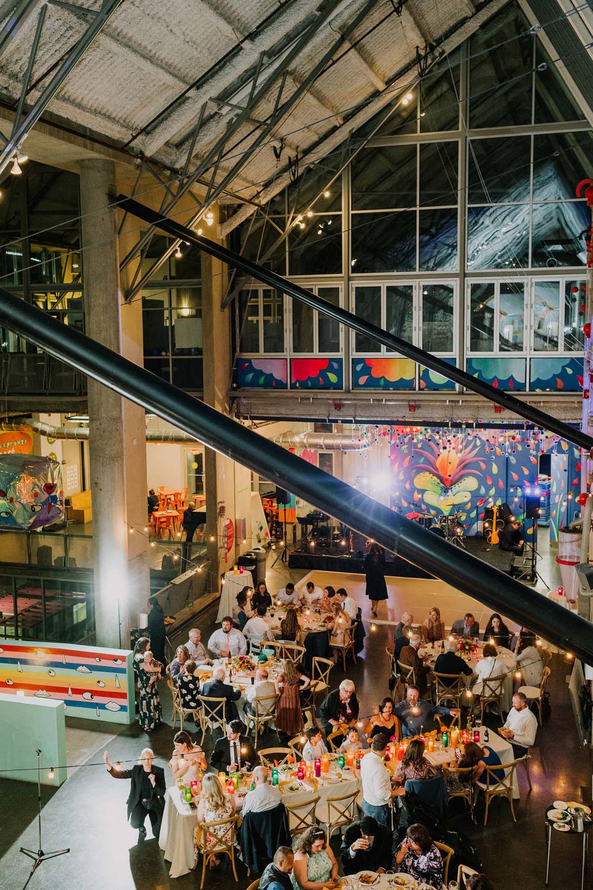 new children's museum wedding interior