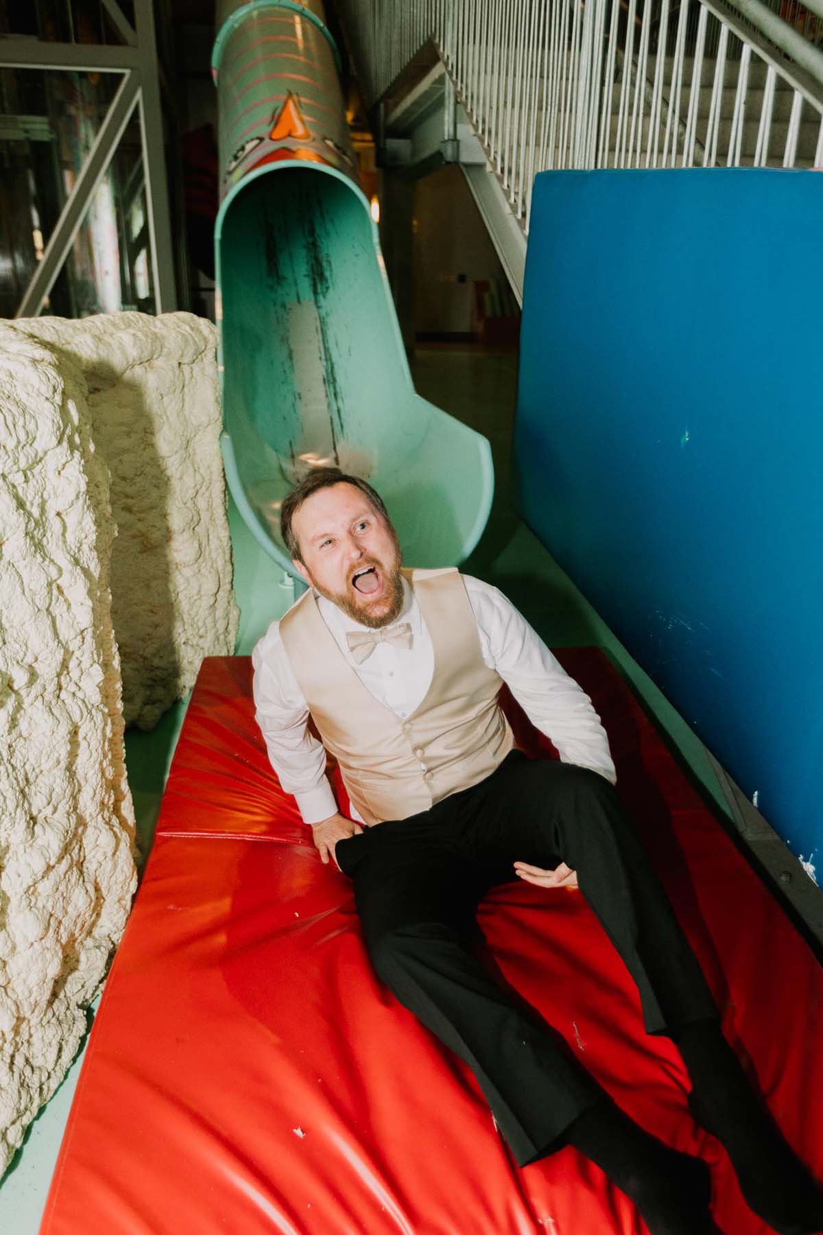 groom at new children's museum