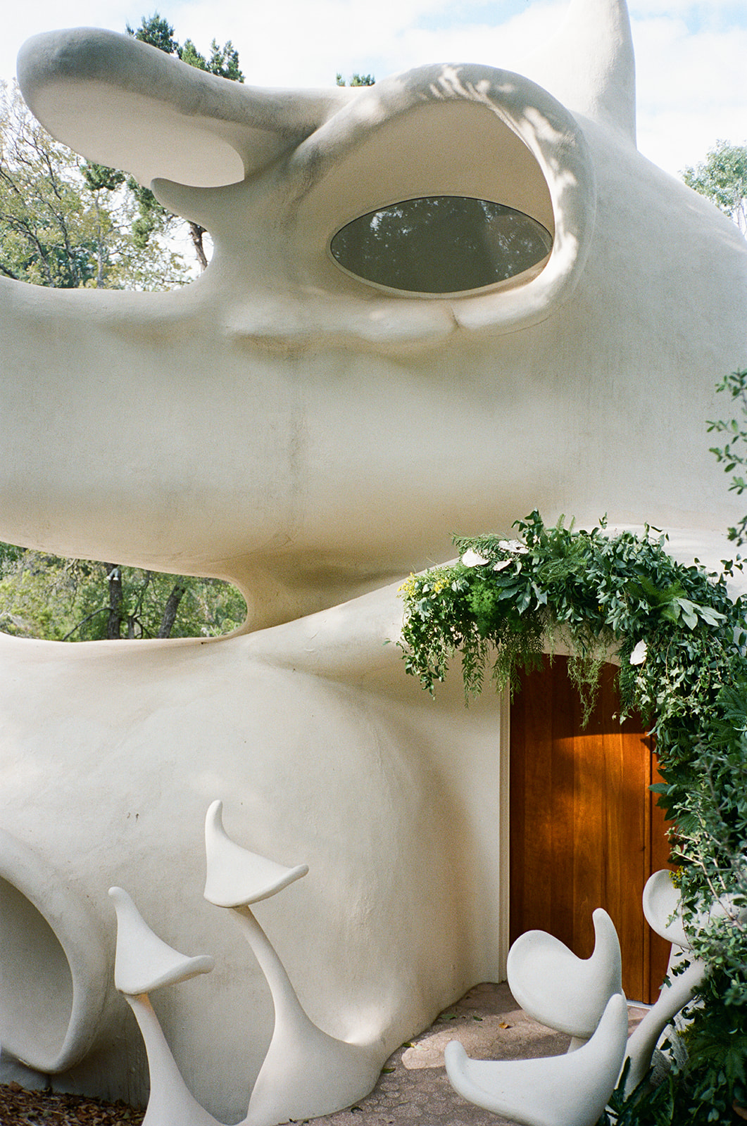 organic architecture elopement venue The Bloomhouse in Austin 