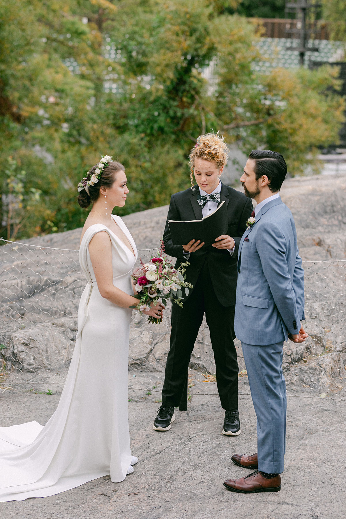 NYC elopement at Belvedere Castle