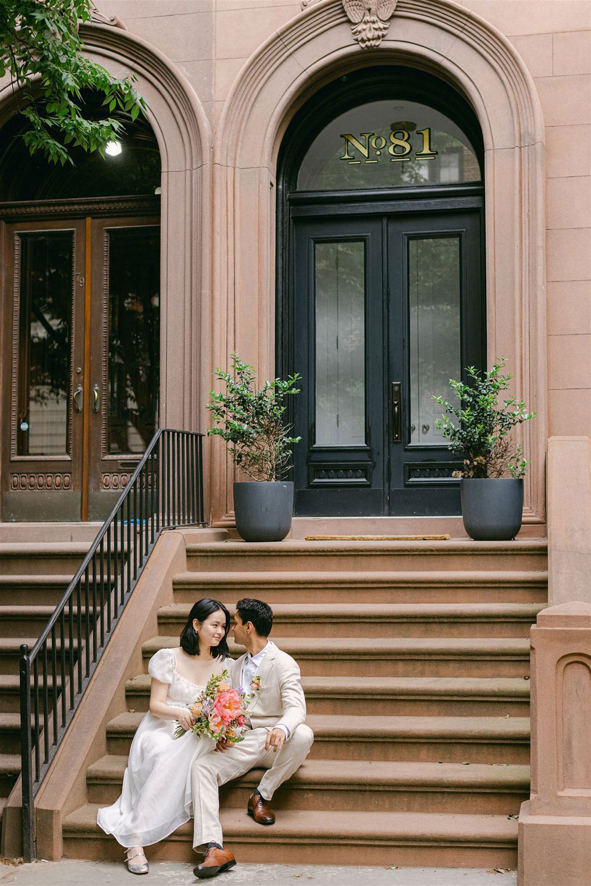 wedding portraits in Brooklyn Heights NYC