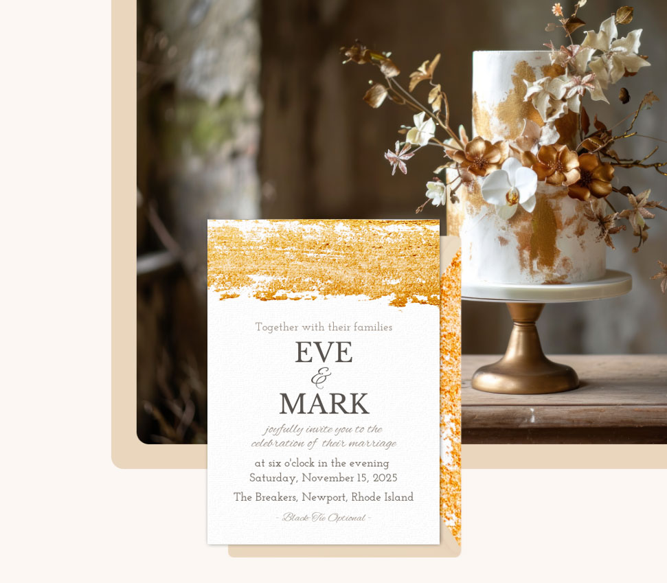 wedding invitations by Lovebird