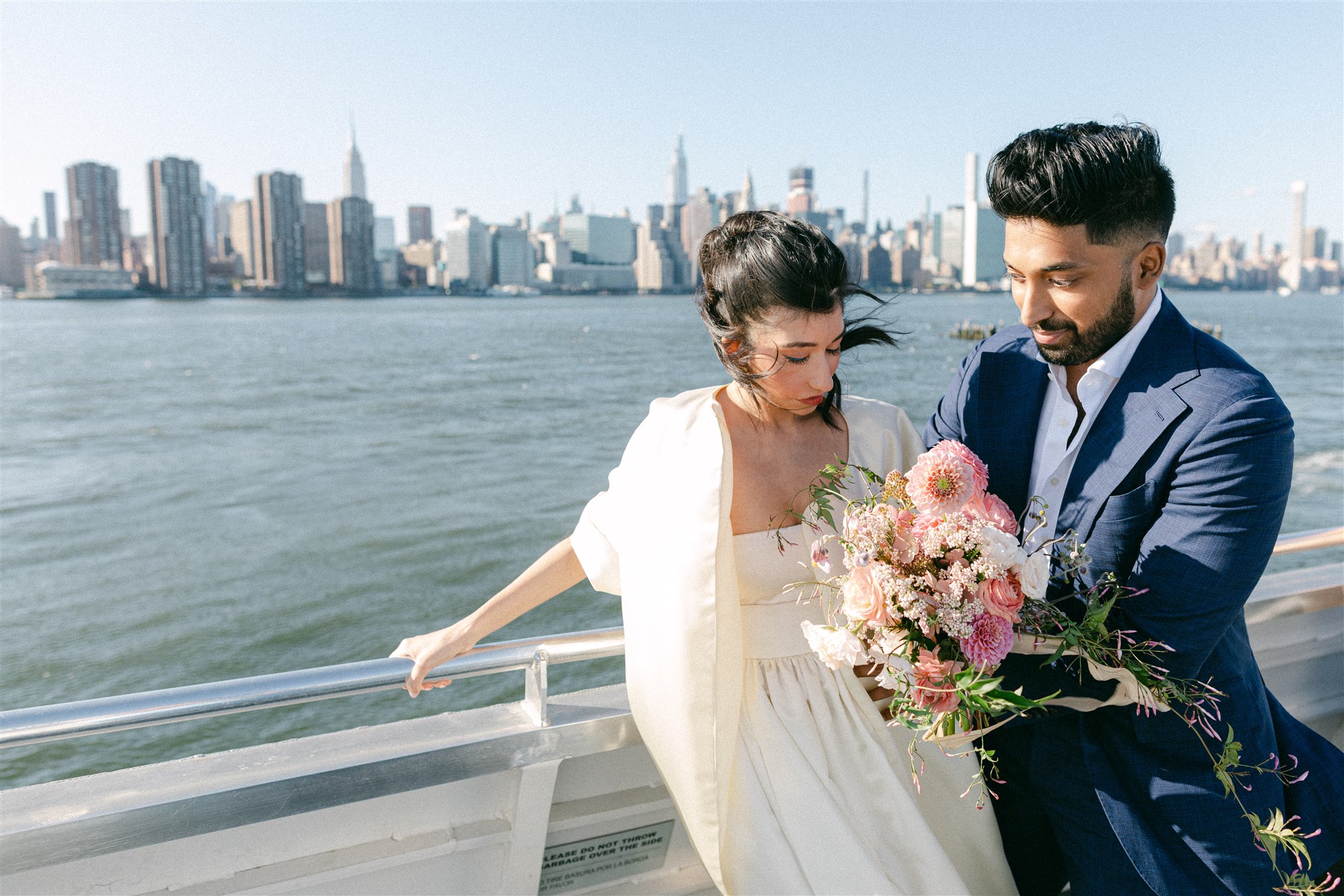 wedding portraits in best nyc elopement locations