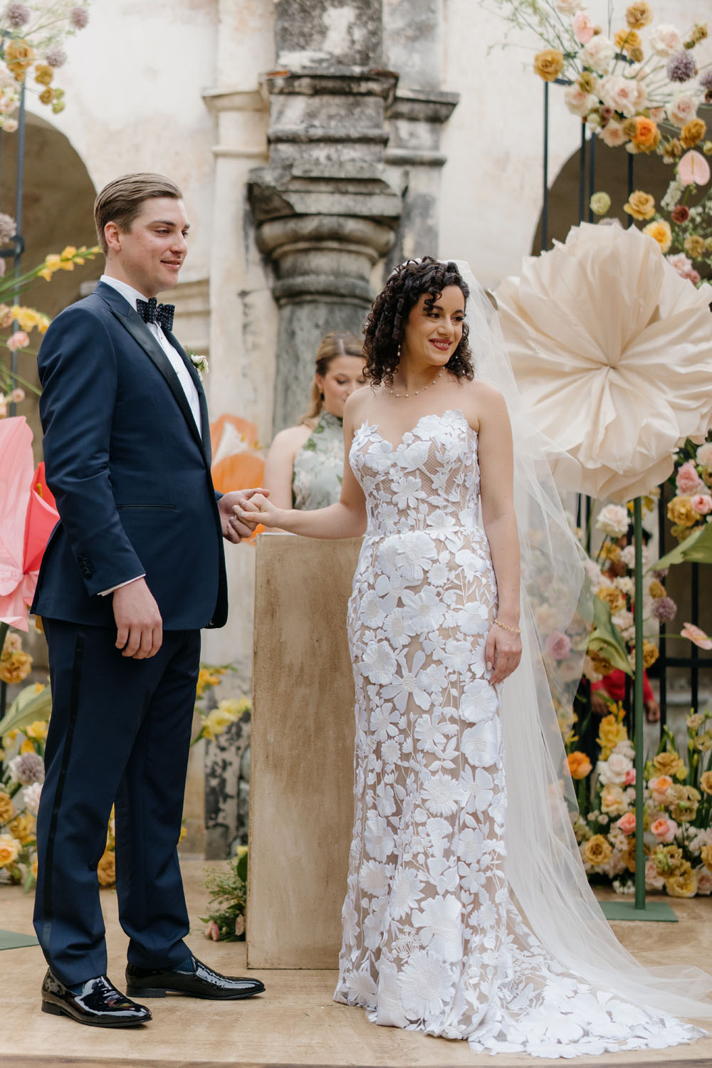 Mexico wedding ceremony at Cardenal Oaxaca