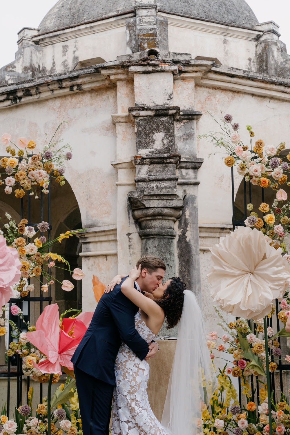 Mexico wedding ceremony at Cardenal Oaxaca